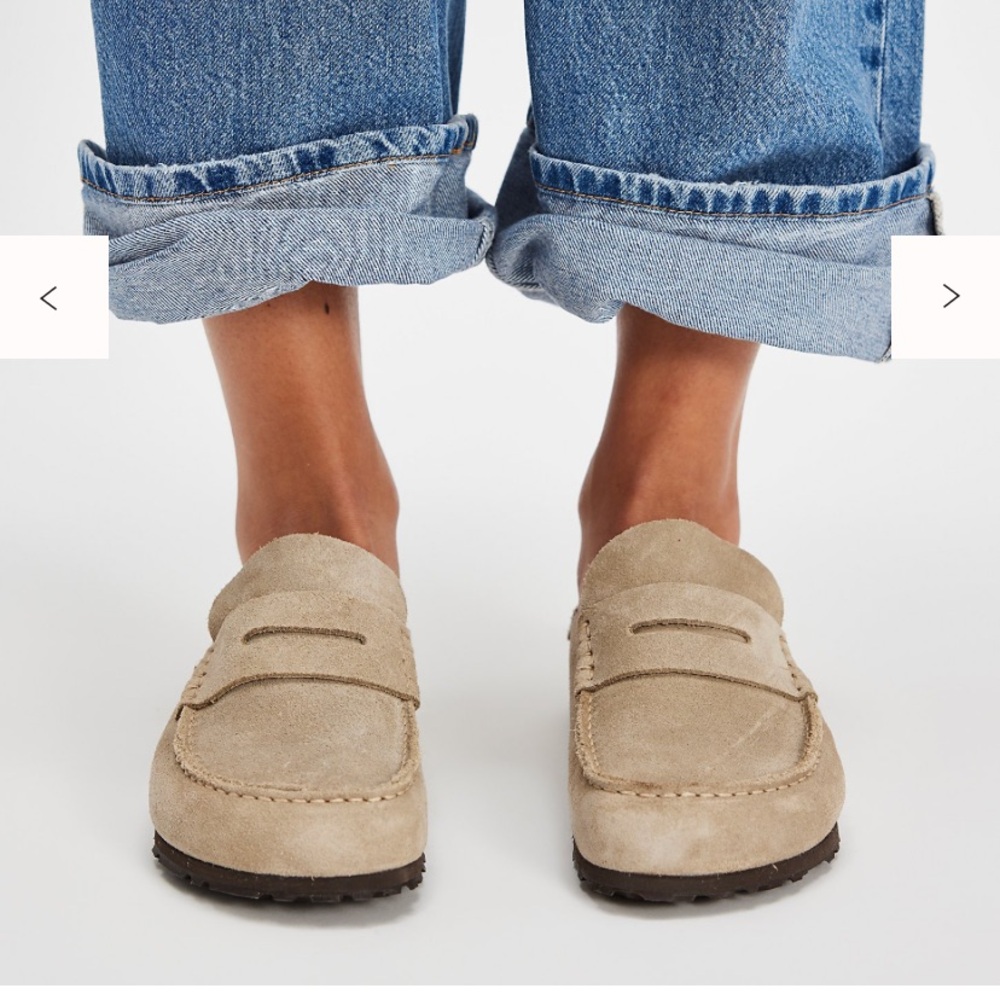 Birkenstock Naples Wrapped Bold Grip Clogs Taupe 38 - Picture 4 of 14